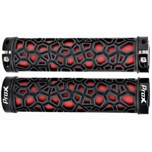 Vairo rankenėlės ProX GP-53 130mm Lock-on red-black