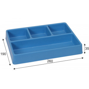Darbo stalo servisui dalis Cyclus Tools Tray with 4 compartments (720671)