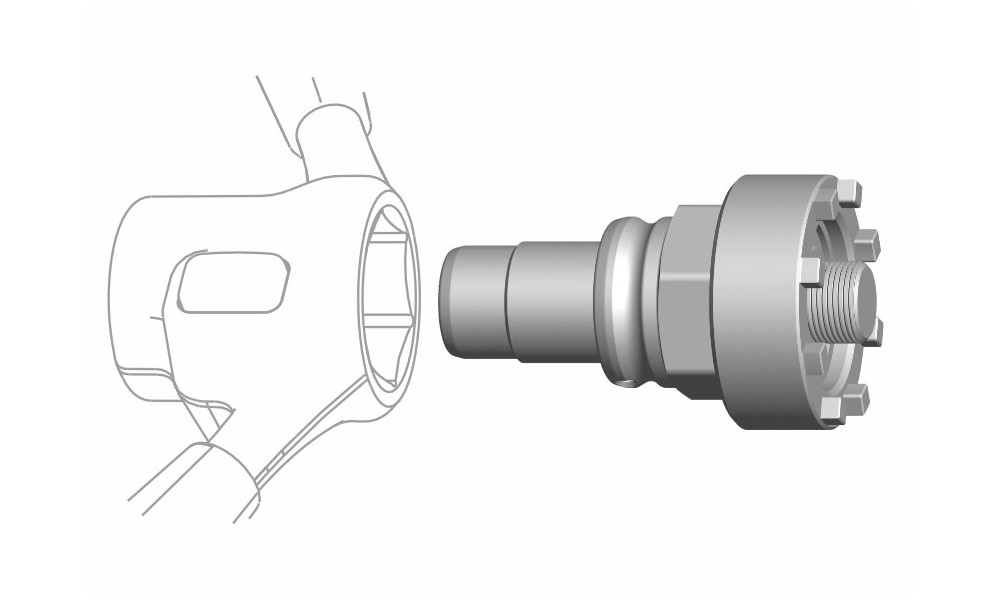 Įrankis Cyclus Tools Snap.In for locknut Yamaha Giant (7202781) 