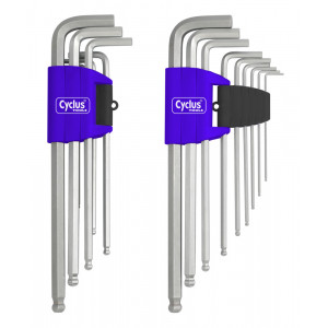 Raktų komplektas Cyclus Tools Imbus Hexagon ball-end 9 vnt. with holder (720559)