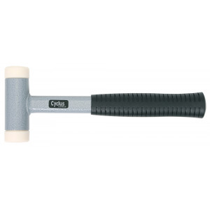 Įrankis Cyclus Tools soft-head hammer 650g 250mm anti-rebound with replaceable plastic heads (720925)