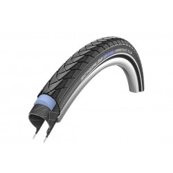 Padanga 28 x 1 1/2" Schwalbe Marathon Plus HS 348, Perf Wired 40-635 Black-Reflex