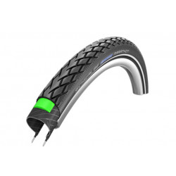 Padanga 27" Schwalbe Marathon HS 420, Perf Wired 32-630 Black-Reflex