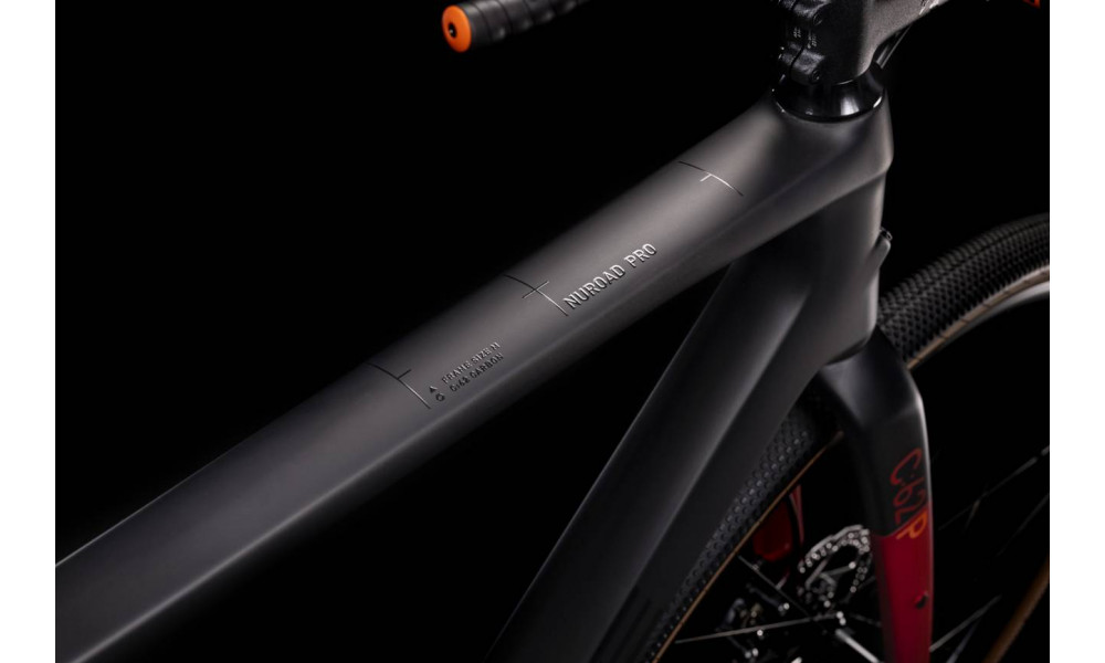 Dviratis Cube Nuroad C:62 Pro carbon'n'red 2022 - 2