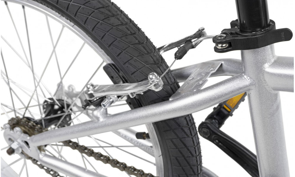 Dviratis Romet Rambler KID Rigid 20" silver-black - 2