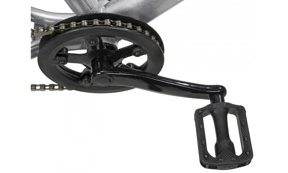 Dviratis Romet Rambler KID Rigid 20" silver-black - 3