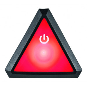 Šalmo žibintas Uvex plug-in LED Quatro red