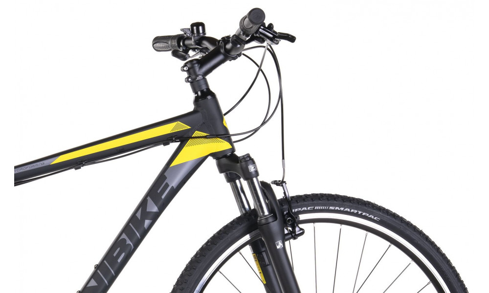 Dviratis UNIBIKE Prime GTS 2022 black-yellow - 2