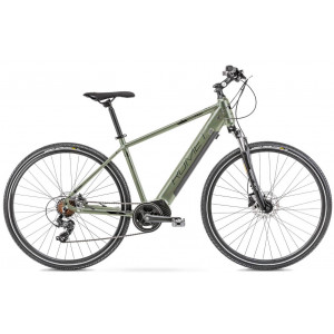 Elektrinis dviratis Romet Orkan M 1 28" 2022 dark green-black