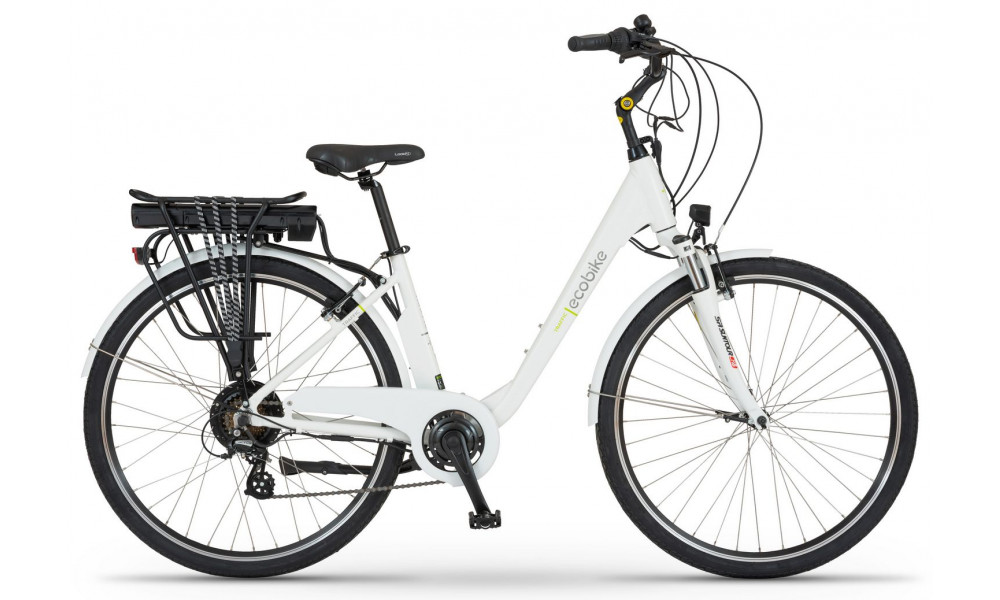 Elektrinis dviratis Ecobike Traffik 28" white - 1