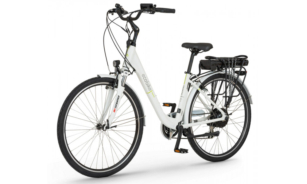 Elektrinis dviratis Ecobike Traffik 28" white - 7