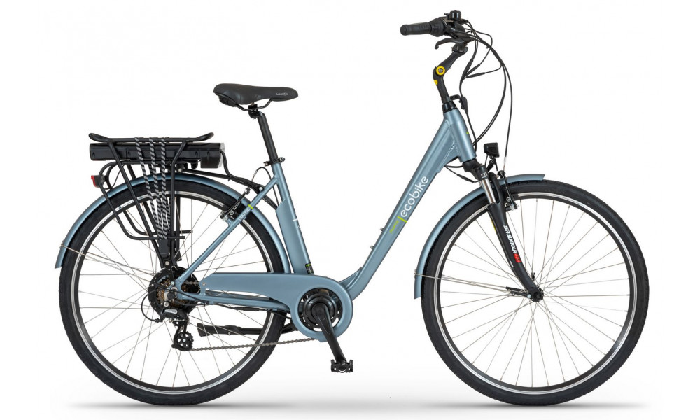 Elektrinis dviratis Ecobike Traffik 28" grey - 1