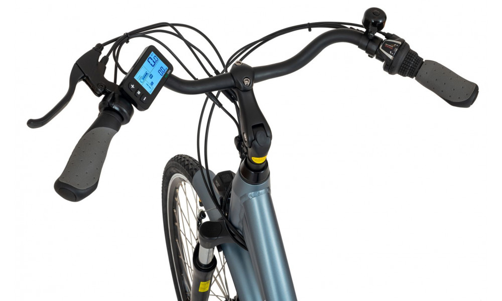 Elektrinis dviratis Ecobike Traffik 28" grey - 7