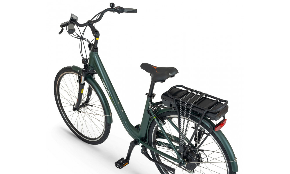 Elektrinis dviratis Ecobike Traffik 28" dark green - 3