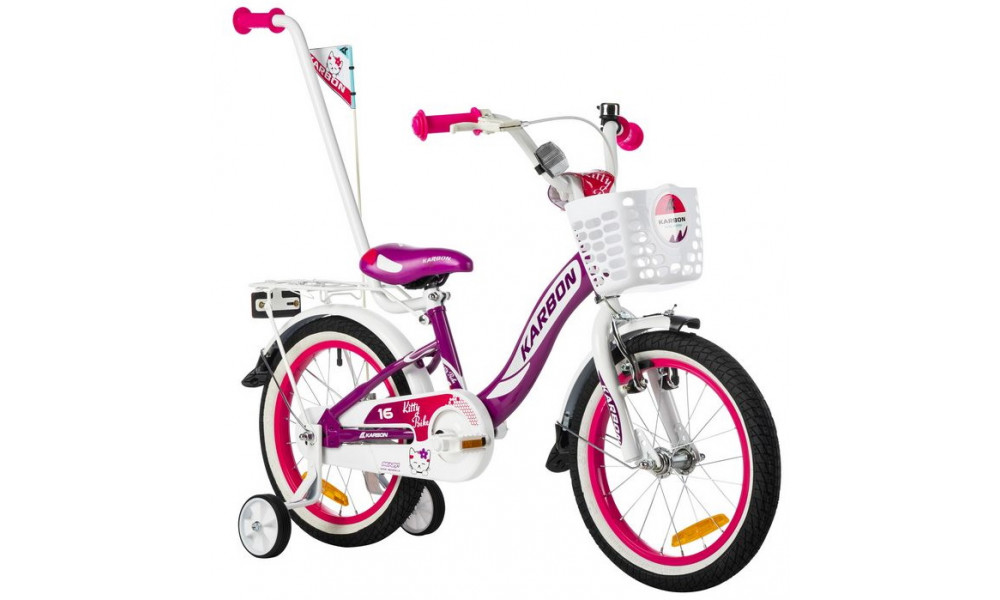 Dviratis Karbon Kitty 16 violet-white - 11