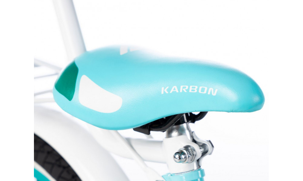 Dviratis Karbon Kitty 16 turquoise-white - 1