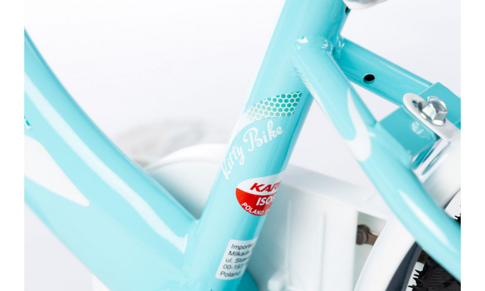 Dviratis Karbon Kitty 16 turquoise-white - 8
