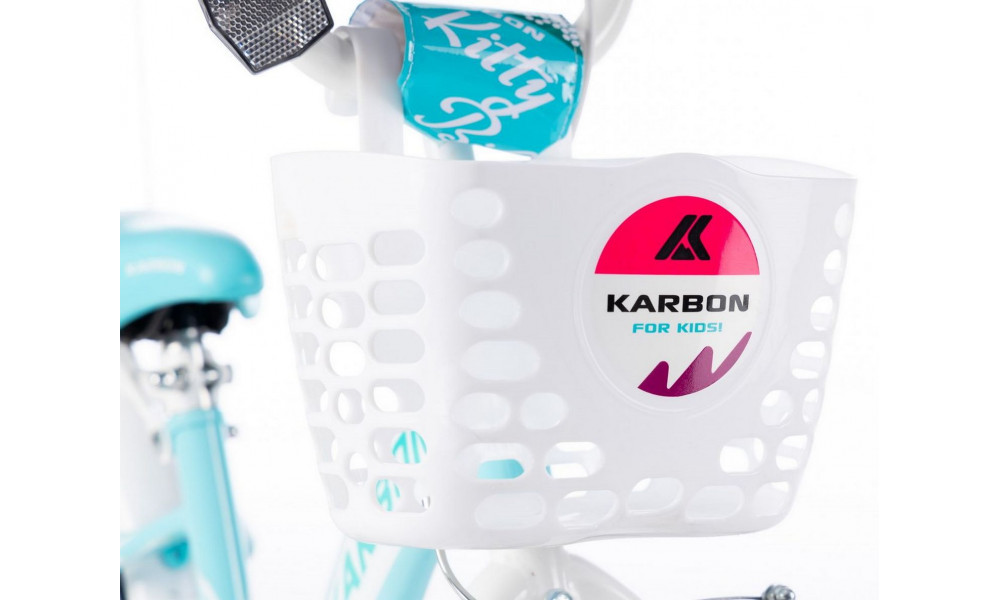 Dviratis Karbon Kitty 16 turquoise-white - 10