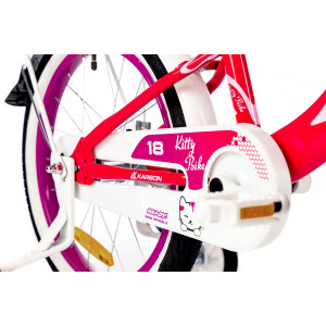 Dviratis Karbon Kitty 18 pink-white