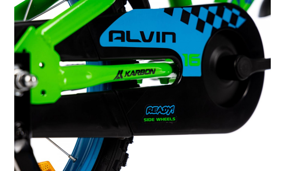 Dviratis Karbon Alvin 16 green-blue - 2