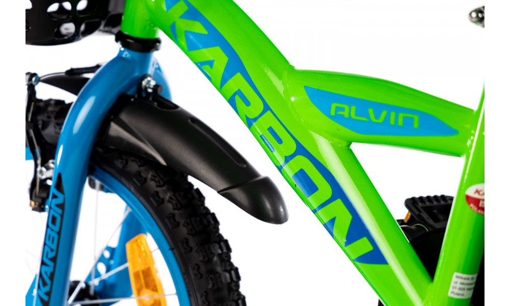 Dviratis Karbon Alvin 16 green-blue - 4