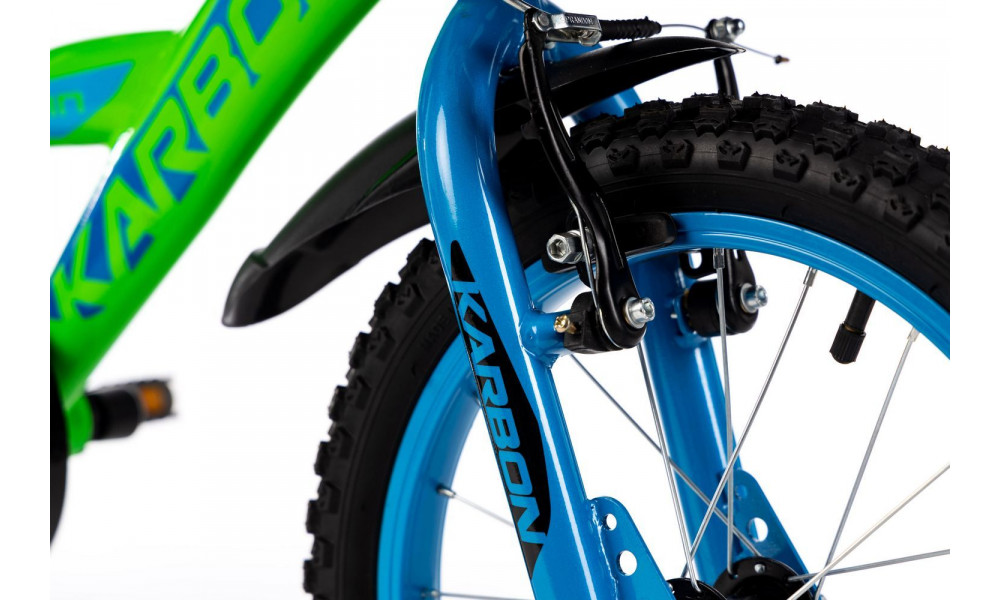 Dviratis Karbon Alvin 16 green-blue - 11