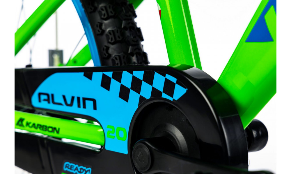 Dviratis Karbon Alvin 20 green-blue - 6