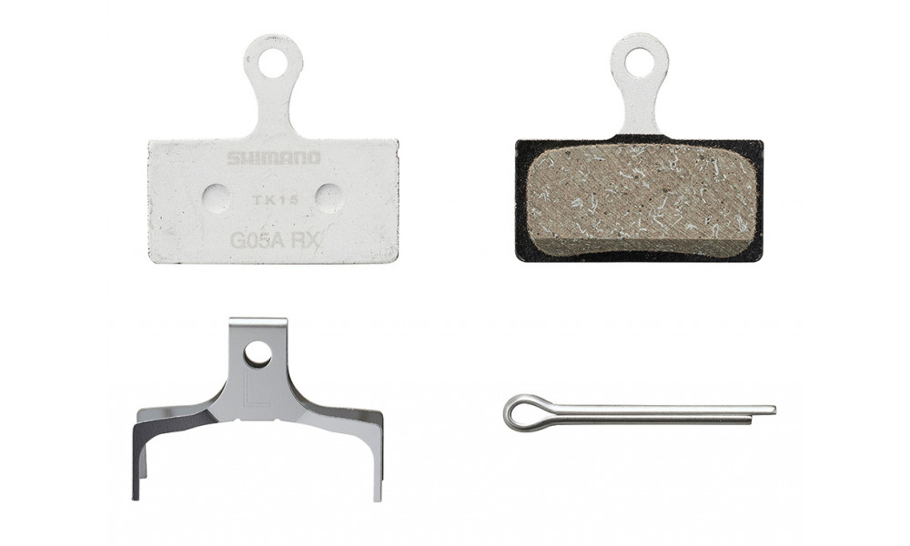 Diskinių stabdžių kaladėlės Shimano G05A Resin 