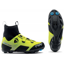 Dviratininko batai Northwave Celsius XC Arctic GTX MTB yellow fluo/black