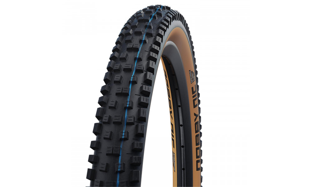 Padanga 29" Schwalbe Nobby Nic HS 602 Evo Fold TLE 62-622 / 29x2.40 Super Ground Addix SpeedGrip Bronze 