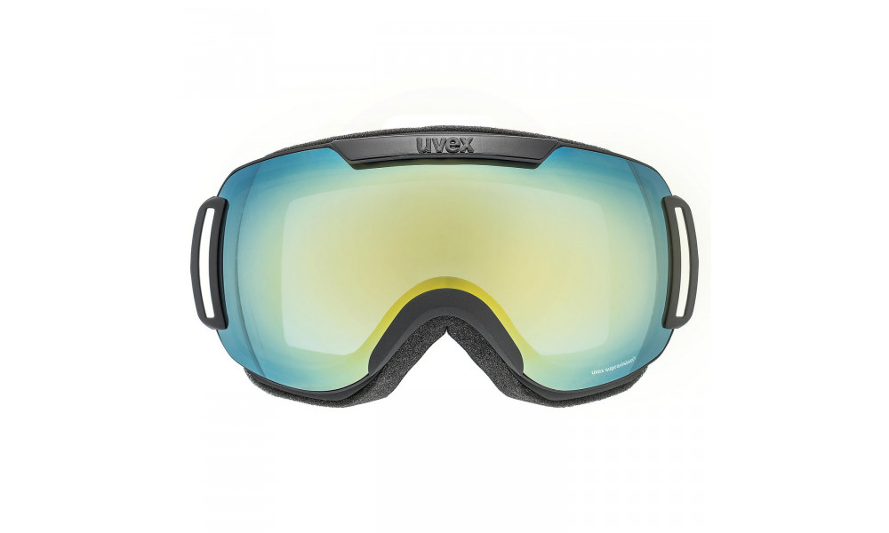 Slidinėjimo akiniai Uvex downhill 2000 FM black mat dl/orange-blue - 2