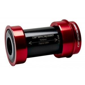 Miniklio velenas CeramicSpeed BBright / PF46X79 for SRAM GXP 24 / 22,2mm red (105177)