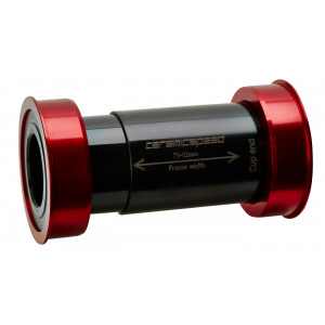 Miniklio velenas CeramicSpeed EVO386 / PF46X86 for Shimano/FSA/Rotor 24mm red (101432)