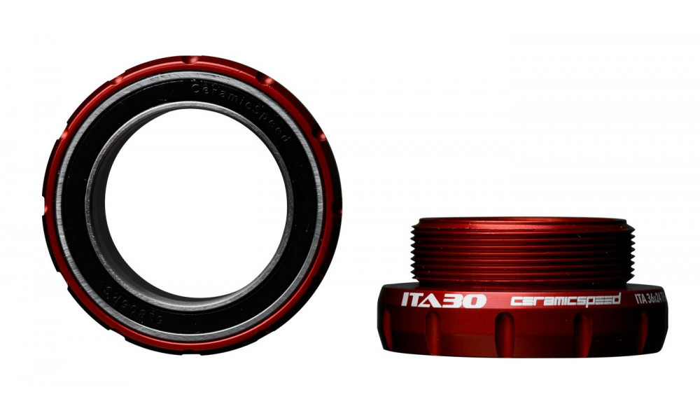 Miniklio velenas CeramicSpeed ITA30 Coated 70mm red (101334) 