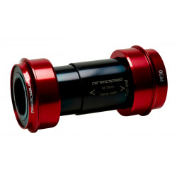 Miniklio velenas CeramicSpeed Coated PF30A / PF46X73 for Shimano/FSA/Rotor 24mm red (104901)