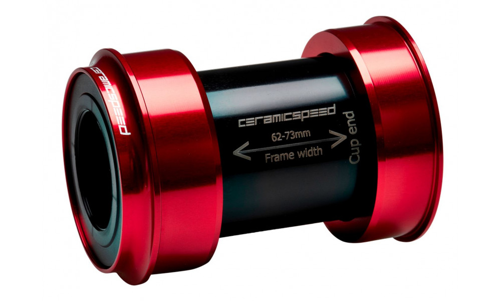 Miniklio velenas CeramicSpeed Coated PF30A / PF46X73 for SRAM GXP 24 / 22,2mm red (104905) 