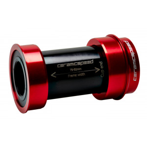 Miniklio velenas CeramicSpeed Coated BBright / PF46X79 for SRAM DUB 29 mm red (106779)