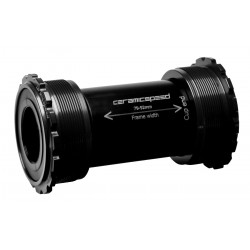 Miniklio velenas CeramicSpeed T45 Coated Threadfit 82.5 for Shimano/FSA/Rotor 24mm black (105140)