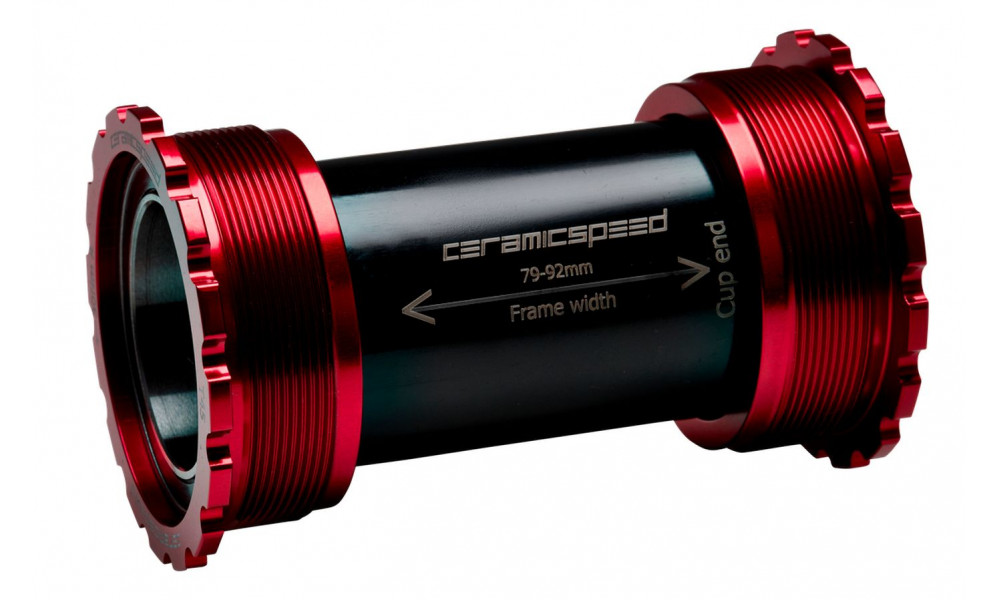 Miniklio velenas CeramicSpeed T45 Coated Threadfit 82.5 red (105147) 