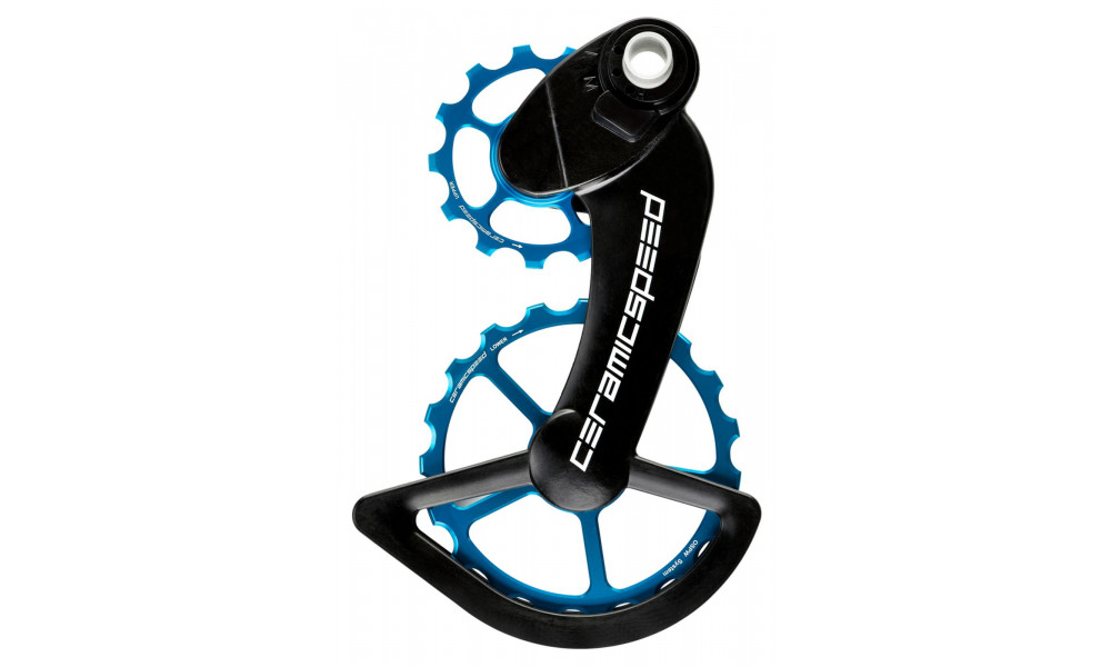 Galinio pavarų perjungėjo ratukų komplektas CeramicSpeed Oversized for Campagnolo 11s Mechanical/EPS Coated Alloy 607 (110564 