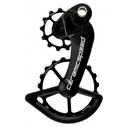 Galinio pavarų perjungėjo ratukų komplektas CeramicSpeed Oversized for Campagnolo 12s EPS Coated Alloy 607 black (107428)