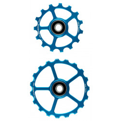 Galinio pavarų perjungėjo ratukų komplektas CeramicSpeed Oversized Alloy 607 stainless steel (110573)