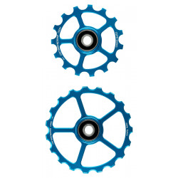 Galinio pavarų perjungėjo ratukų komplektas CeramicSpeed Oversized Alloy 607 Coated (110574)