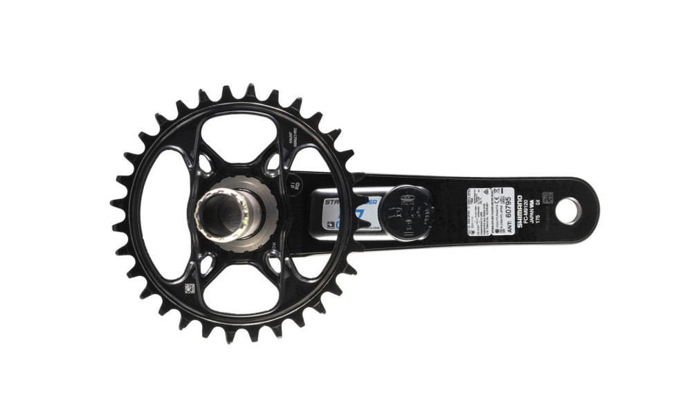 Dešinys švaistiklis su galios matuokliu Stages Power R Shimano XTR M9120 32T (X91R) 