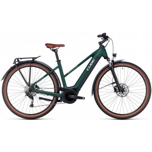 Elektrinis dviratis Cube Touring Hybrid ONE 625 Trapeze darkgreen'n'green 2023