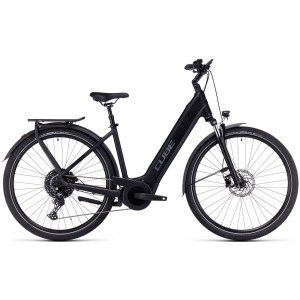 Elektrinis dviratis Cube Touring Hybrid Pro 500 Easy Entry black'n'metal 2023