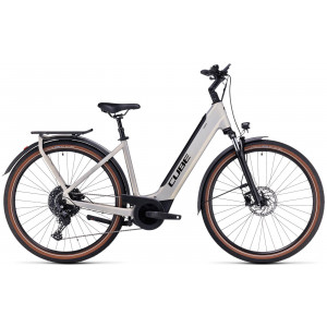 Elektrinis dviratis Cube Touring Hybrid Pro 500 Easy Entry pearlysilver'n'black 2023
