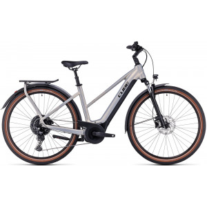 Elektrinis dviratis Cube Touring Hybrid Pro 500 Trapeze pearlysilver'n'black 2023