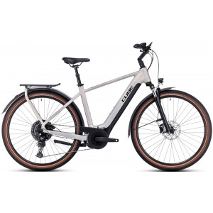 Elektrinis dviratis Cube Touring Hybrid Pro 625 pearlysilver'n'black 2023