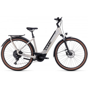 Elektrinis dviratis Cube Touring Hybrid Pro 625 Easy Entry pearlysilver'n'black 2023